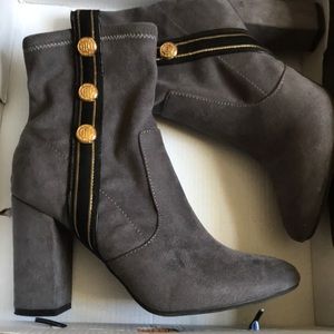 Grey booties